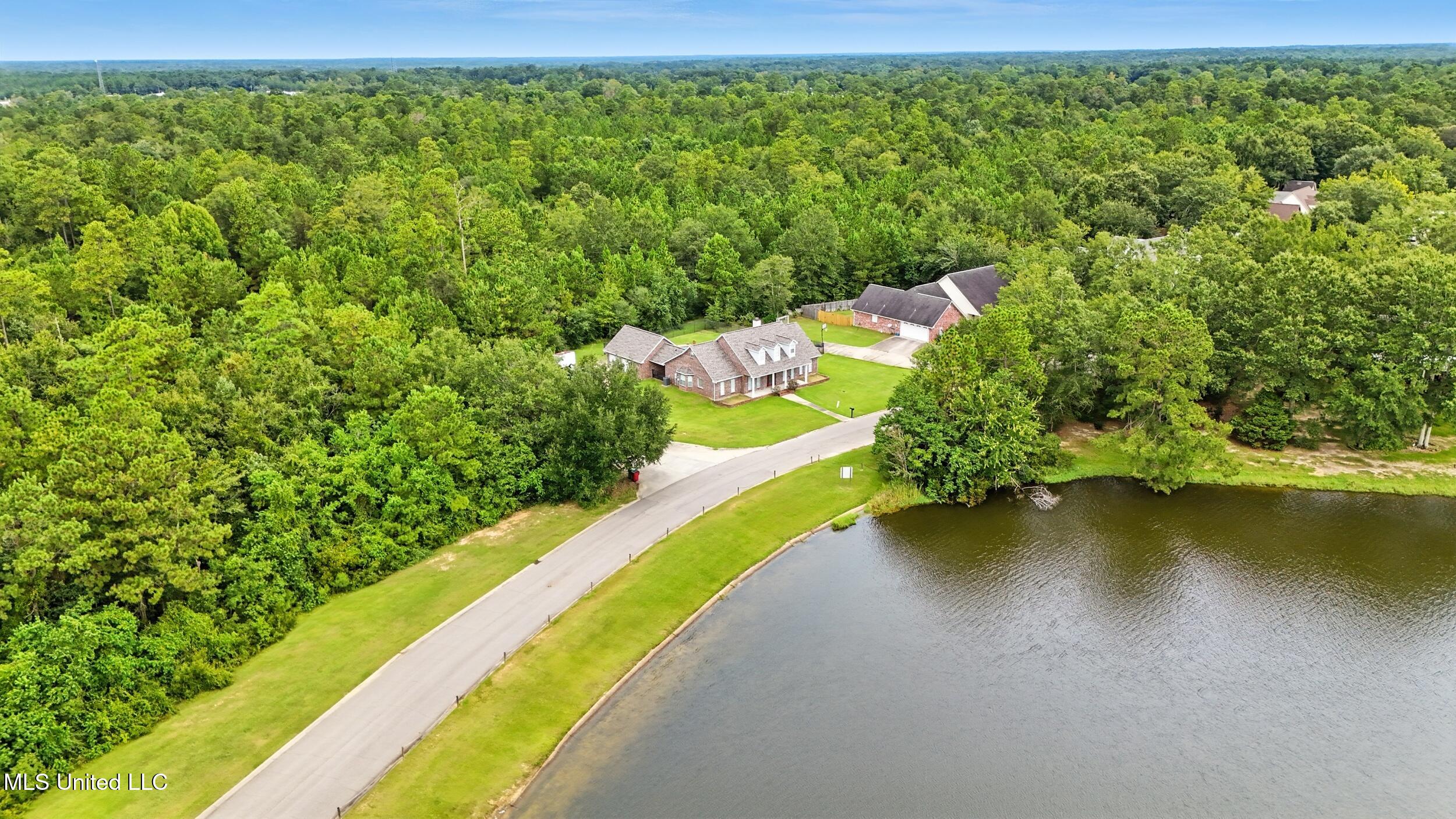 5997 The Wds Road Picayune, MS 39466 - Photo 51 of 51 50_aerial 3 with house
