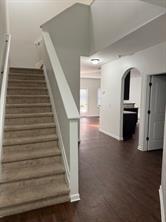313 Clover Brook Drive Locust Grove, GA 30248 - Photo 9 of 13 a view of entryway and hall with wooden floor