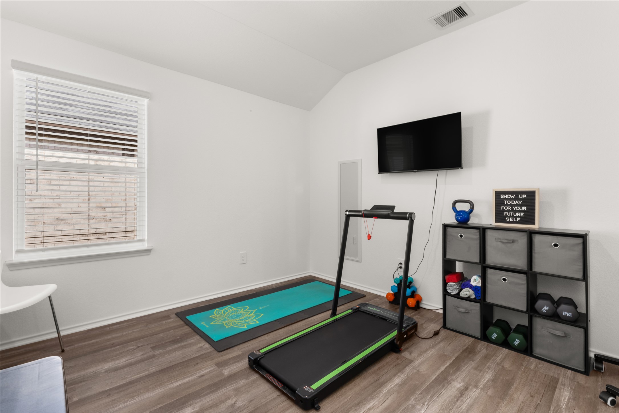 18771 Goldbach Road New Caney, TX 77357 - Photo 27 of 38 Another secondary bedroom, currently being used as a work out room.