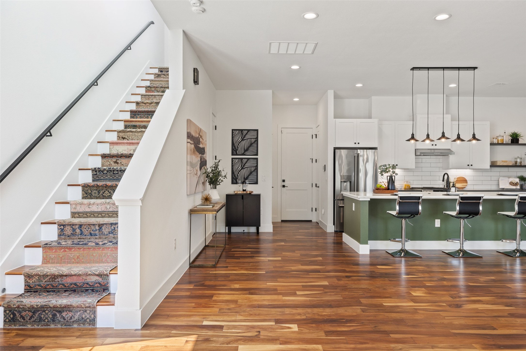 5601 Jackie Robinson Street, Unit 1 Austin, TX 78721 - Photo 6 of 40 Open-concept first floor is flooded with natural light and intentionally designed for entertaining.