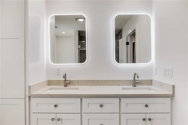 a living room with a couch and a flat screen tv