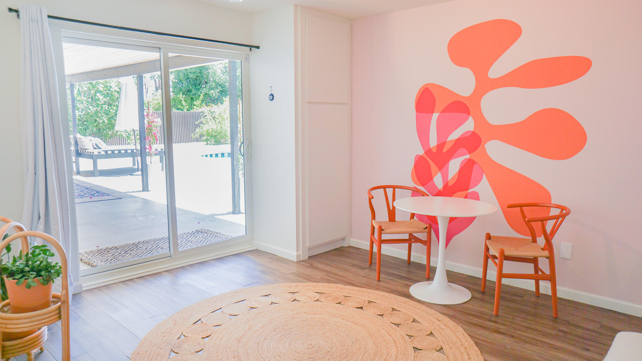 70355 Cobb Road Rancho Mirage, CA 92270 - Photo 21 of 27 a view of a dining room with furniture and wooden floor