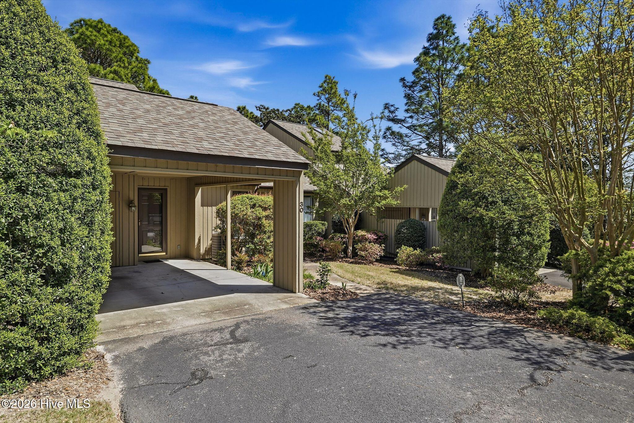30 Lake Pinehurst Villas Road Pinehurst, NC 28374 - Photo 39 of 40 Carport/Driveway