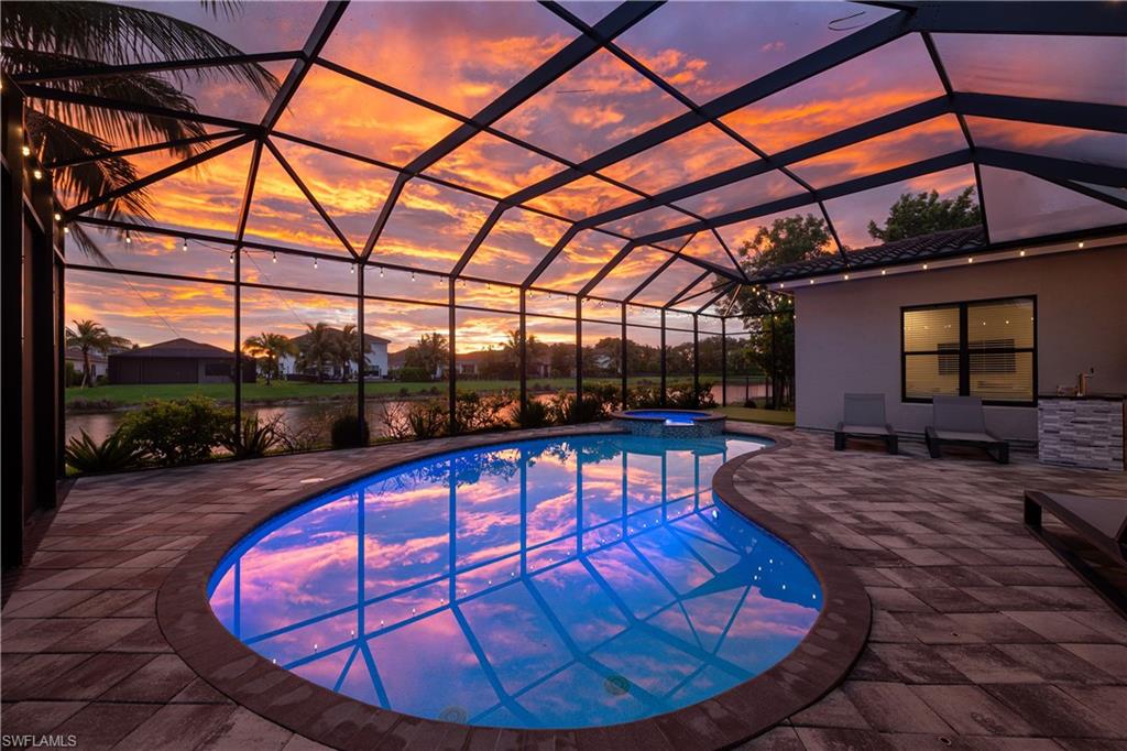 4541 Azalea Drive Naples, FL 34119 - Photo 4 of 35 Western facing Lanai with incredible sunsets