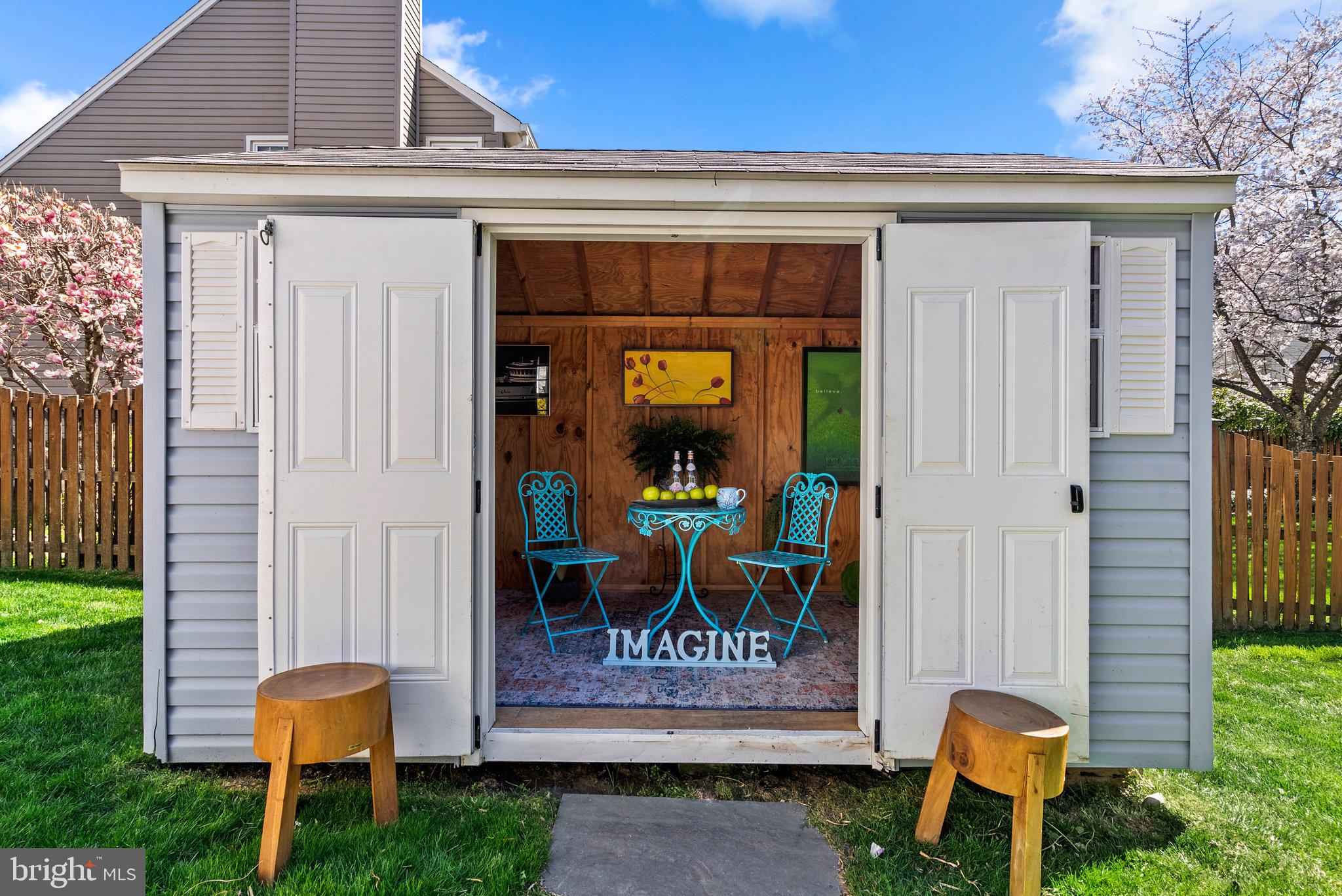 1708 Ladd Street Silver Spring, MD 20902 - Photo 35 of 55 Shed with double doors for storage or hobbies