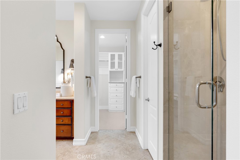 2105 Canyon Circle Costa Mesa, CA 92627 - Photo 25 of 35 a view of bathroom with walk in closet and bathroom