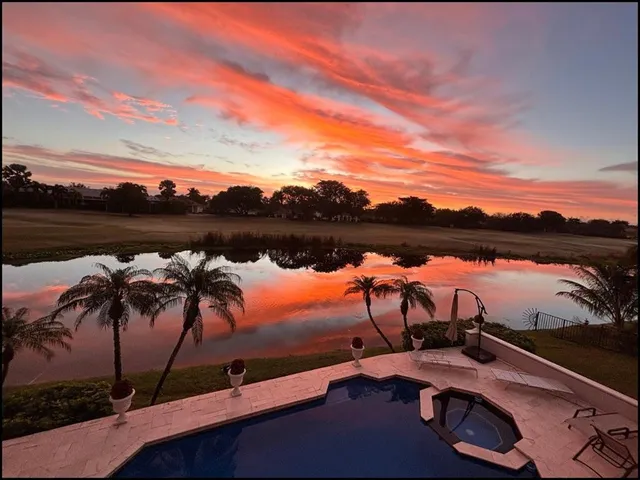 a view of lake with mountain view