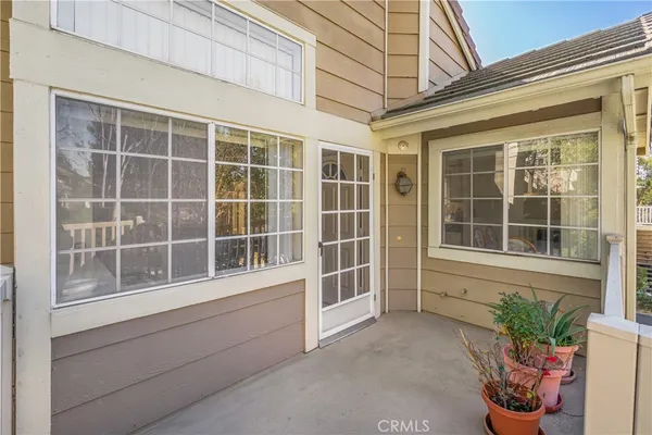 a view of front door