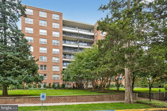 a building view with a garden