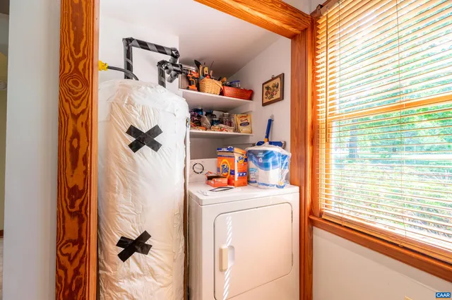 a room with storage and utility