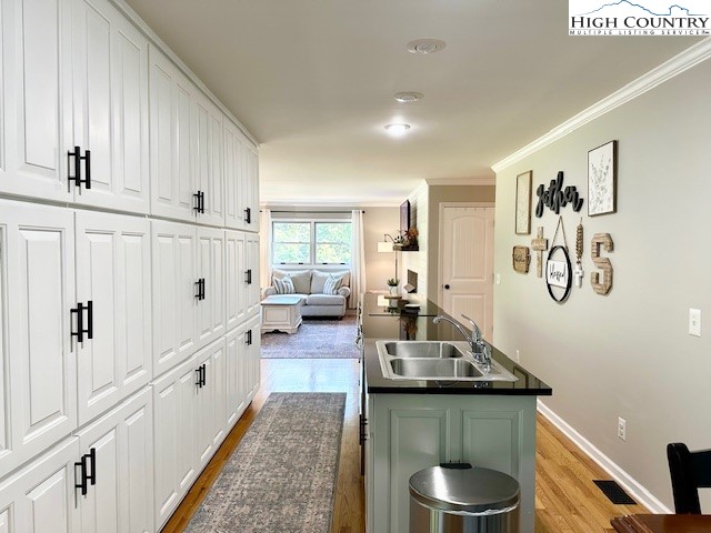 1661 Bare Creek Road Jefferson, NC 28640 - Photo 20 of 20 a living room with furniture and a wooden floor