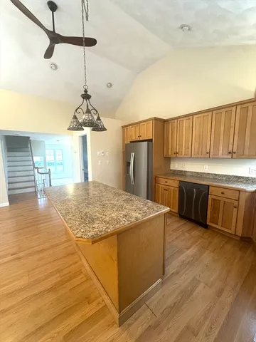 a swimming pool with a wooden floor