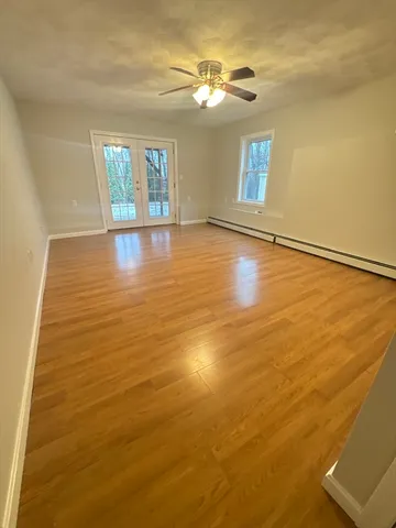 wooden floor in an empty room