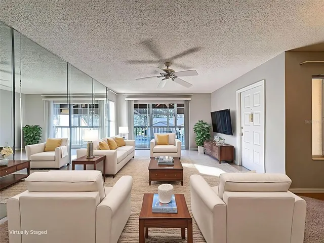 a view of a city from a balcony