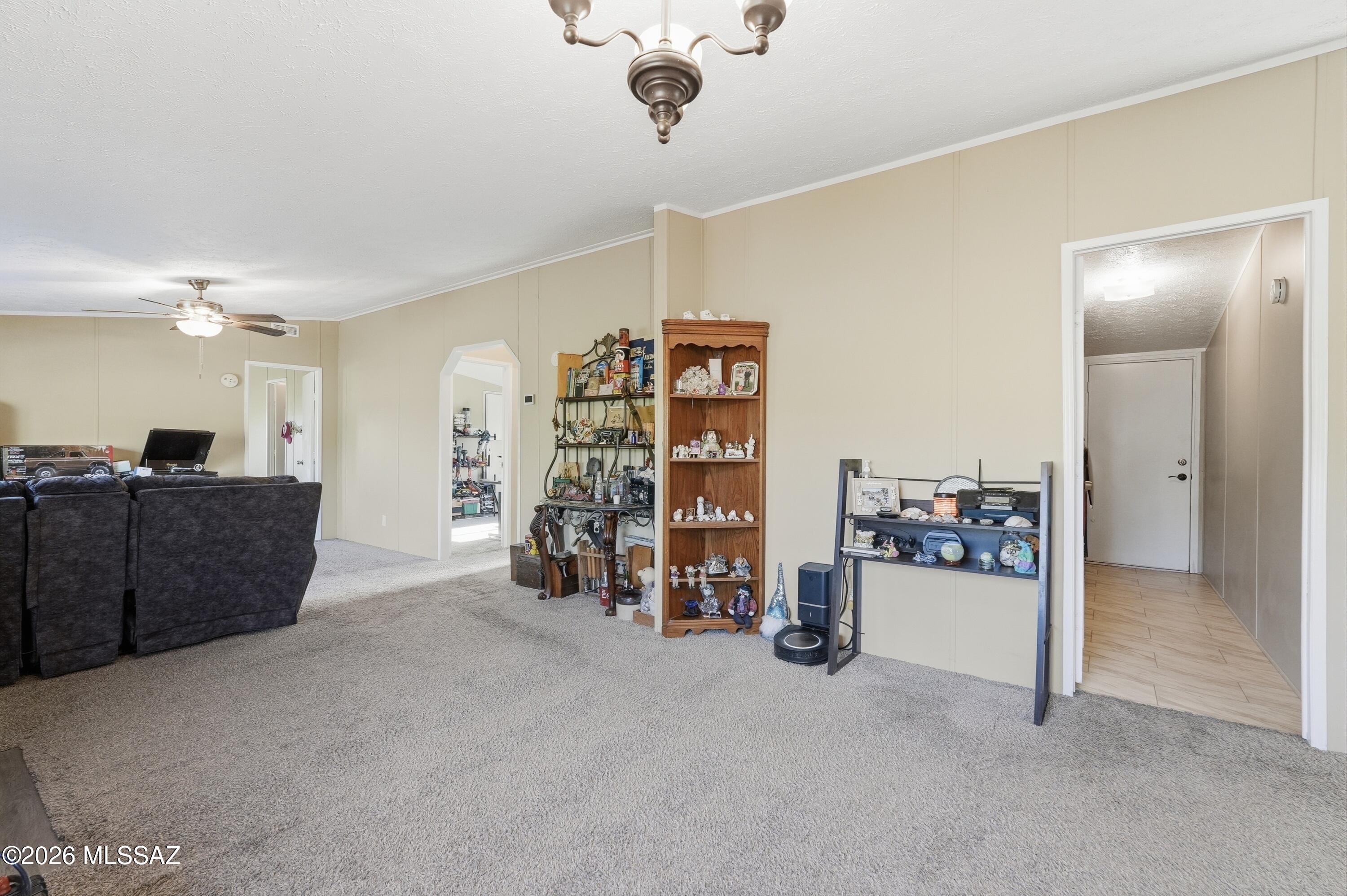 15680 East Colossal Cave Road Vail, AZ 85641 - Photo 7 of 51 Living/Dining Room Area