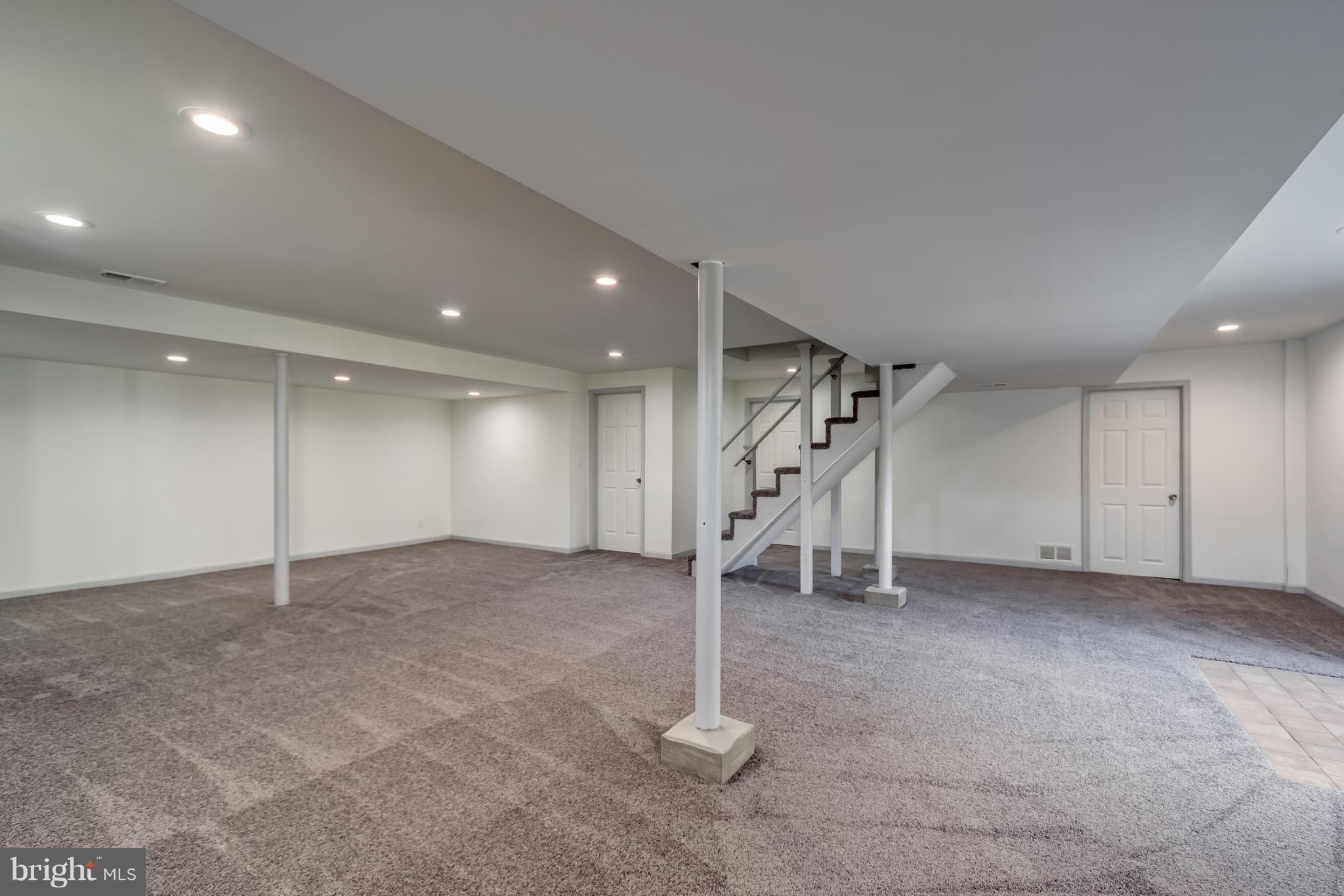 13327 Fork Road Baldwin, MD 21013 - Photo 14 of 23 New carpet and recessed lighting in the LL