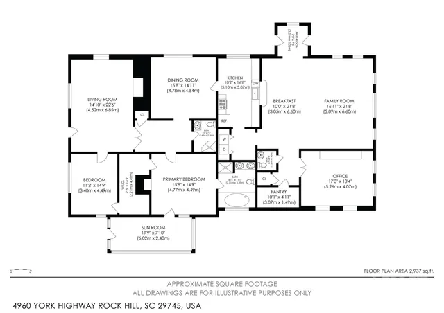 $650,000 | 4960 York Highway, Rock Hill, SC 29732