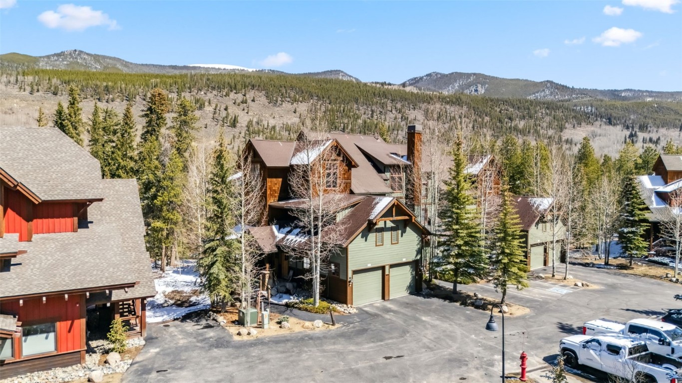 17 Lake Ridge Circle, Unit 1826 Keystone, CO 80435 - Photo 24 of 28 Aerial view featuring a mountain view