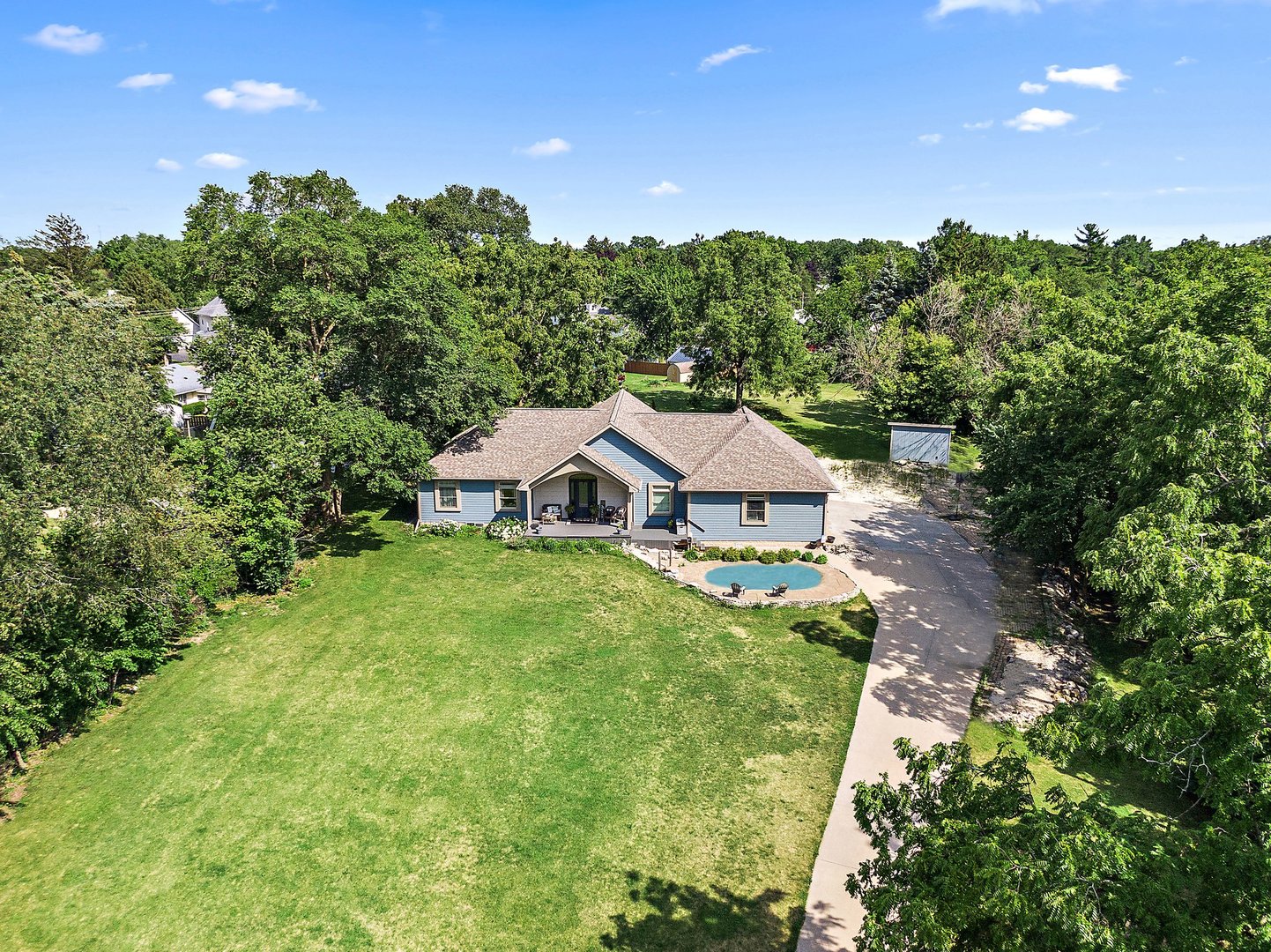 1212 Sycamore Road DeKalb, IL 60115 - Photo 36 of 44 a aerial view of a house