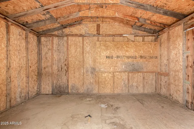 a view of a yard with an outdoor space