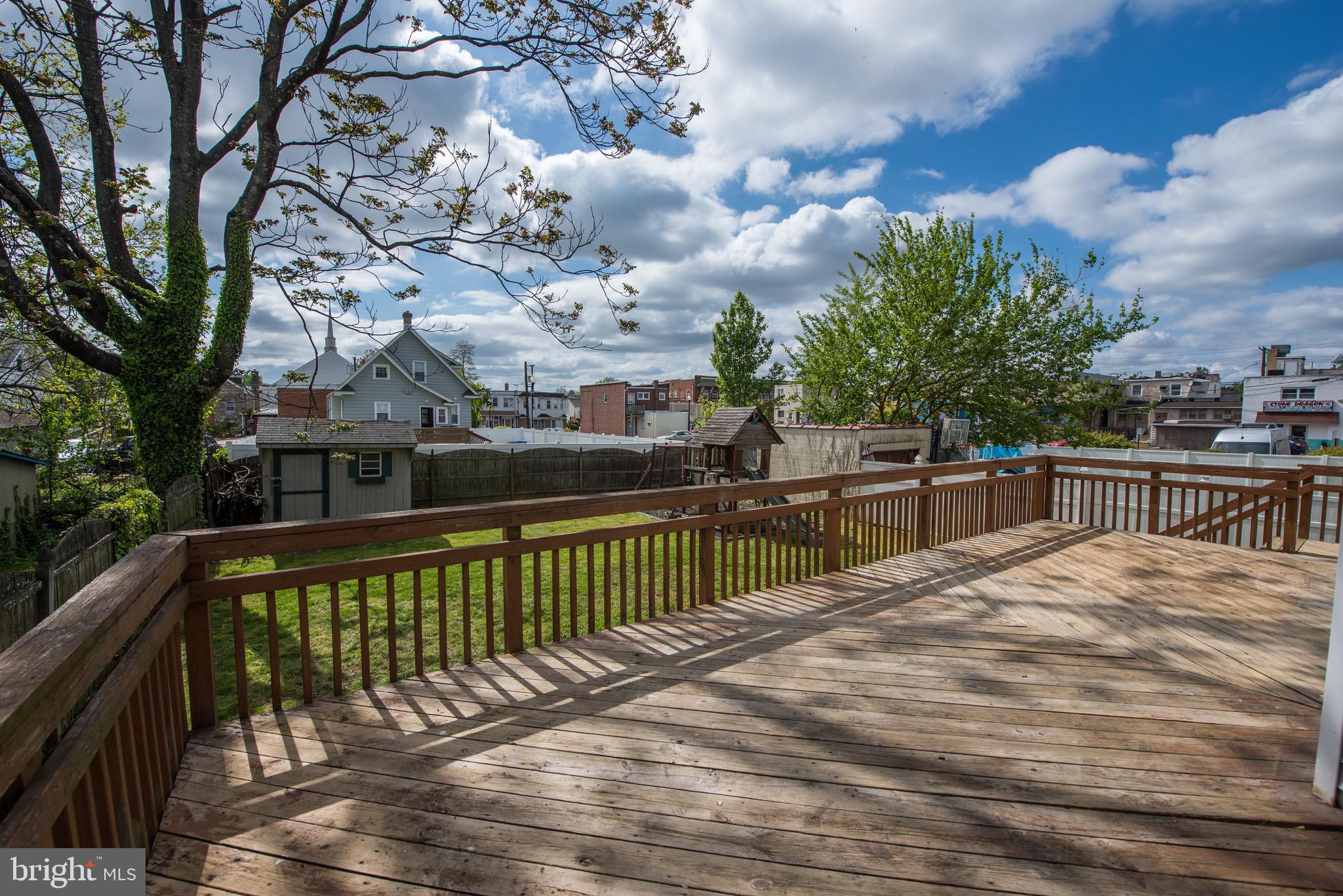 22 South Maple Avenue Maple Shade, NJ 08052 - Photo 2 of 30 Large Rear Deck from Sliders in Family Room