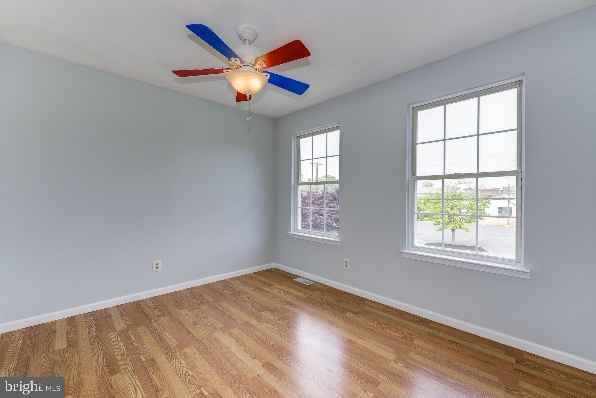 22 South Maple Avenue Maple Shade, NJ 08052 - Photo 23 of 30 3rd Bedroom with Laminate Flooring & Ceiling Fan