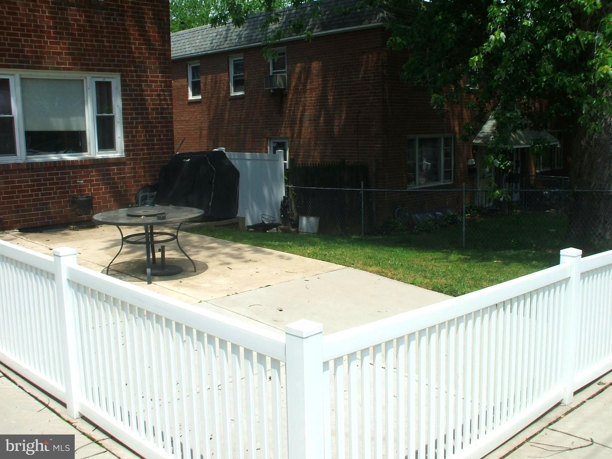1328 Adair Road Brookhaven, PA 19015 - Photo 4 of 30 Fenced Yard & Patio Area