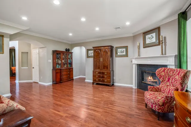 a view of a green field