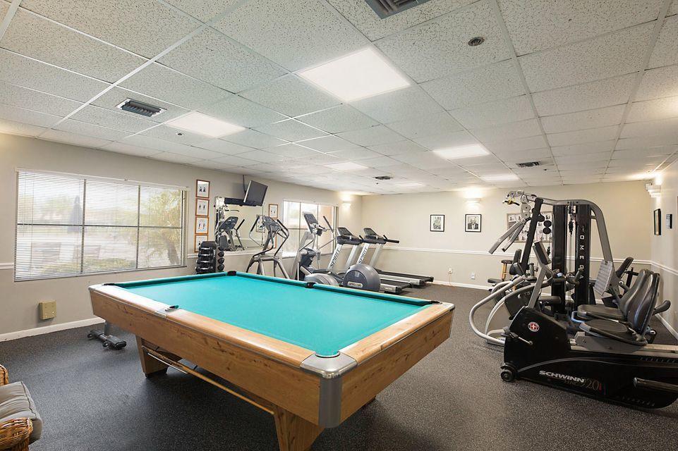 9335 Flynn Circle, Unit 1 Boca Raton, FL 33496 - Photo 30 of 32 Fitness Center & Billiards Room