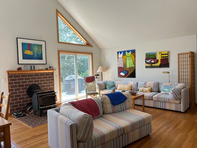 190 Longview Road West Tisbury, MA 02568 - Photo 6 of 23 Living Room in Open Plan