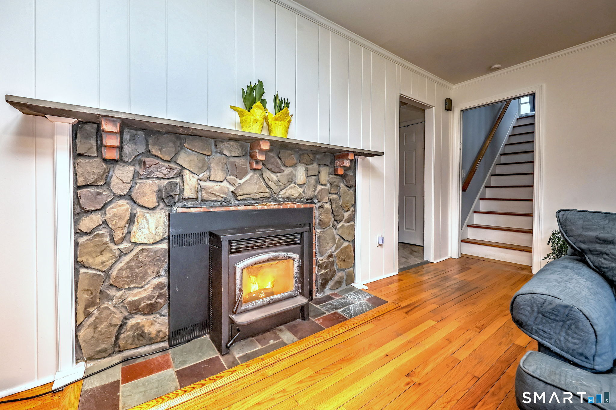 4 Fairview Road Woodbridge, CT 06525 - Photo 5 of 37 Pellet stove