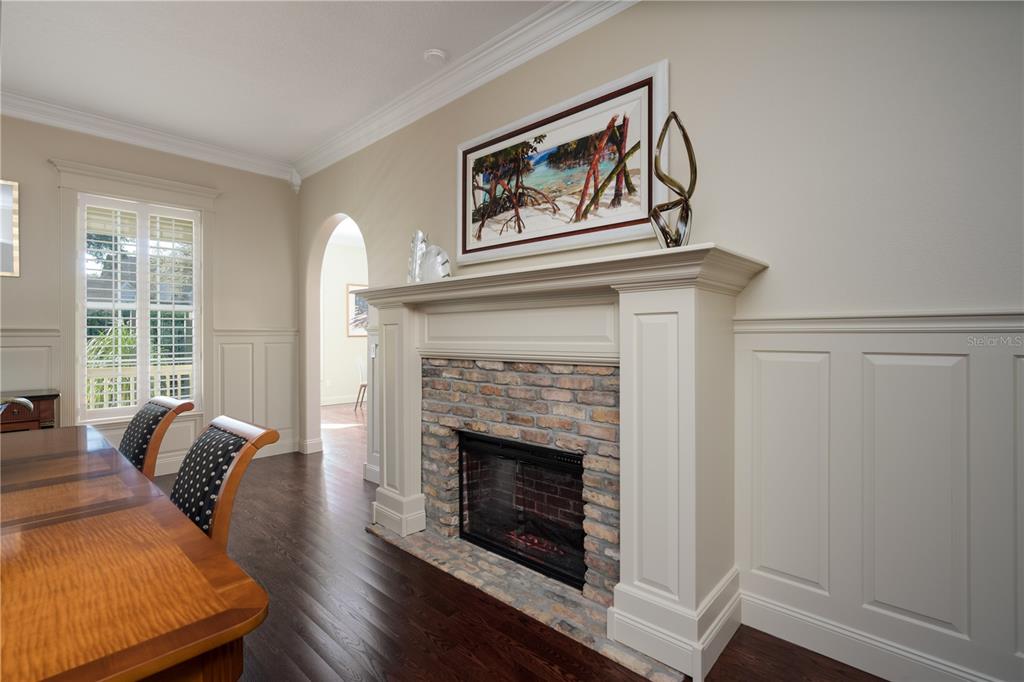 7 Bulow's Landing Flagler Beach, FL 32136 - Photo 20 of 92 a living room with furniture and a fireplace
