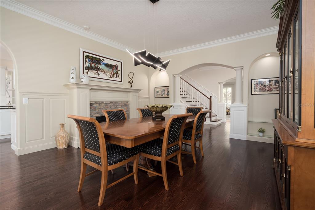 7 Bulow's Landing Flagler Beach, FL 32136 - Photo 22 of 92 a view of a dining room with furniture and wooden floor