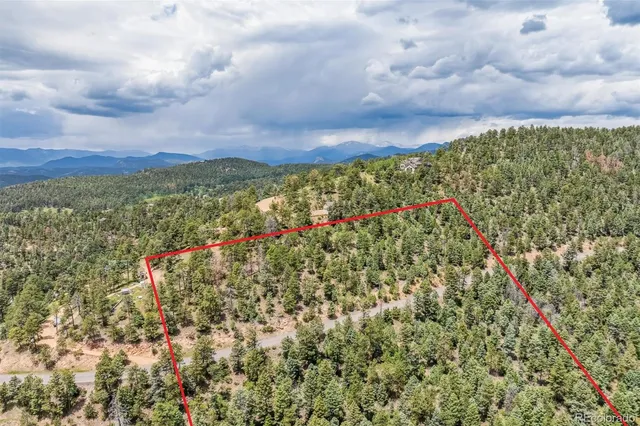 a view of an outdoor space and a mountain view