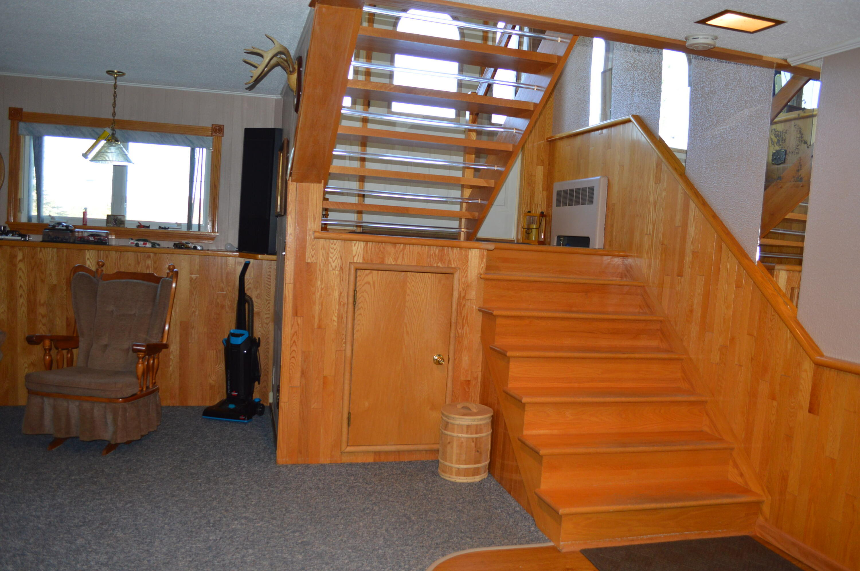 1147 Frenchville Road Fort Kent, ME 04743 - Photo 37 of 66 Hardwood Stairway