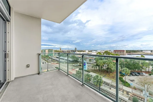 a view of balcony with outdoor space