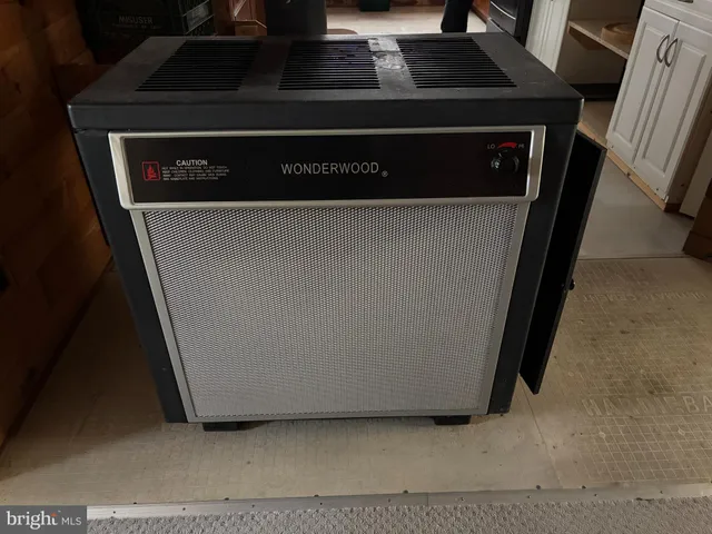 a close view of water heater