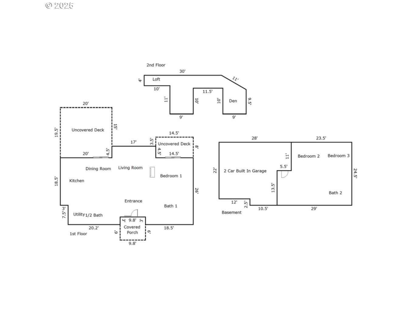 29409 East Edgewater Drive Welches, OR 97067 - Photo 48 of 48 a picture of floor plan