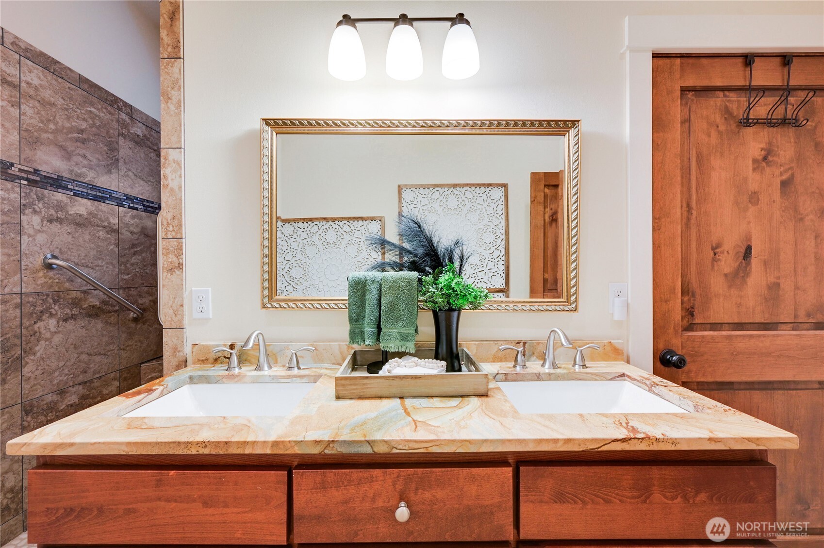 83 Octopus Court Quilcene, WA 98376 - Photo 31 of 40 a bathroom with a sink and a mirror