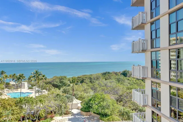 a view of a lake with a big yard
