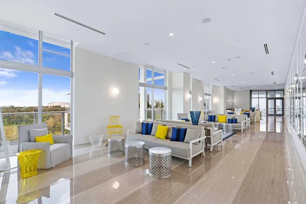 a view of a chairs and tables in the terrace