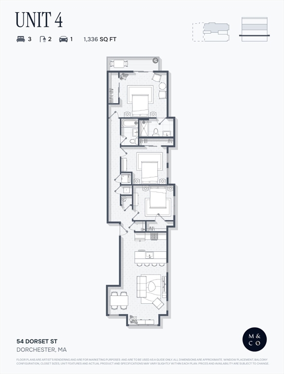 54 Dorset Street, Unit 4 Boston, MA 02125 - Photo 6 of 6