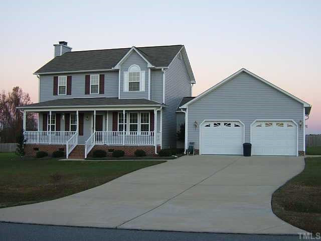 4937 Saulsridge Road Raleigh, NC 27603 - Photo 1 of 1 Full front porch and large garage with double doors makes for great curb appeal. Exterior Front