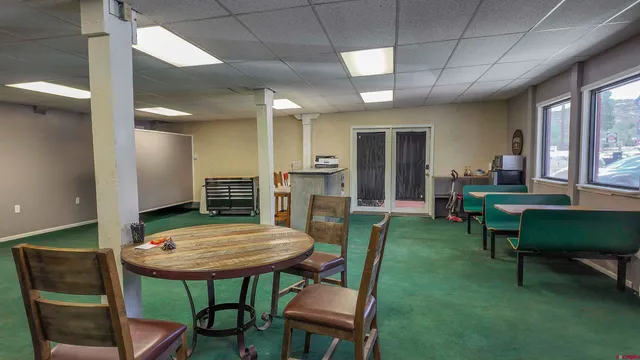 a view of car parked on the side of a road