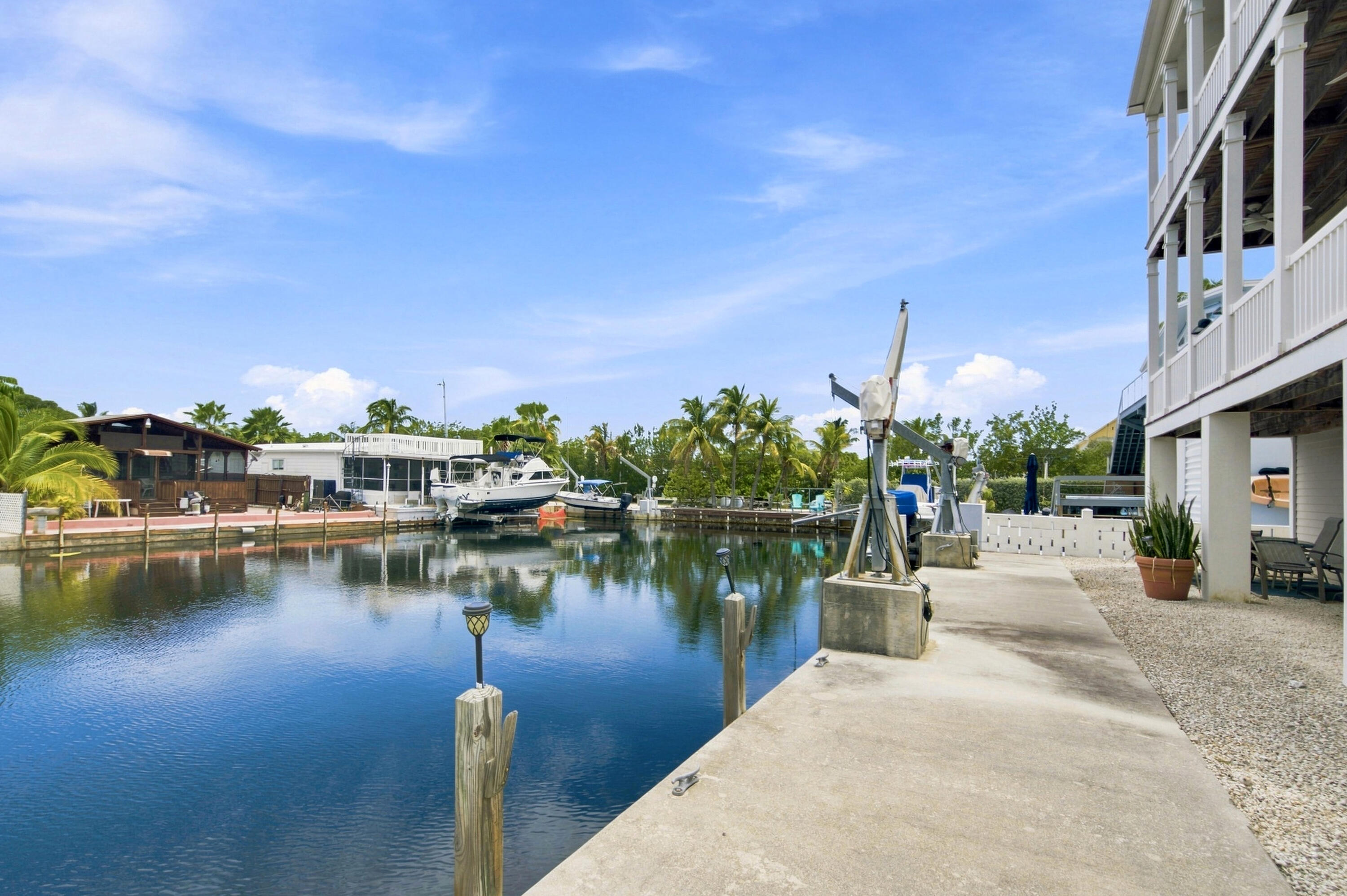 3 Snipe Road Key Largo, FL 33037 - Photo 33 of 53 Davits and 62 ft concrete dock