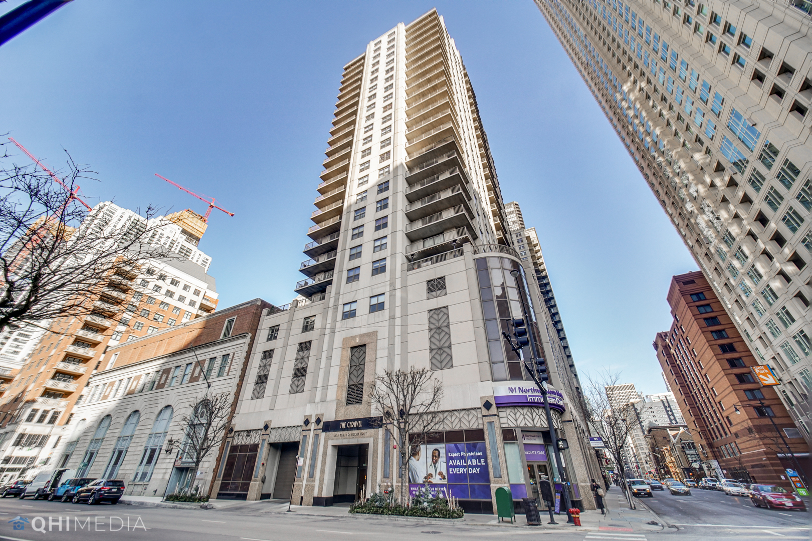 635 North Dearborn Street, Unit 1105 Chicago, IL 60654 - Photo 1 of 27 a view of a tall building