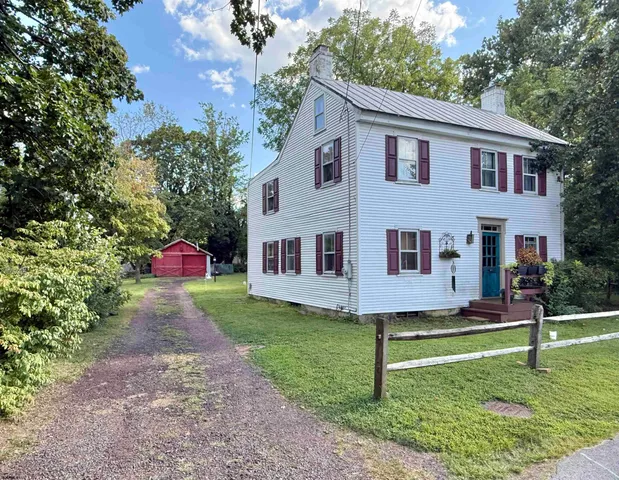 a view of a trees in a yard