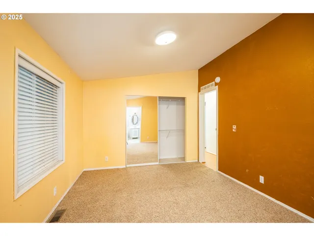 a bathroom with a window