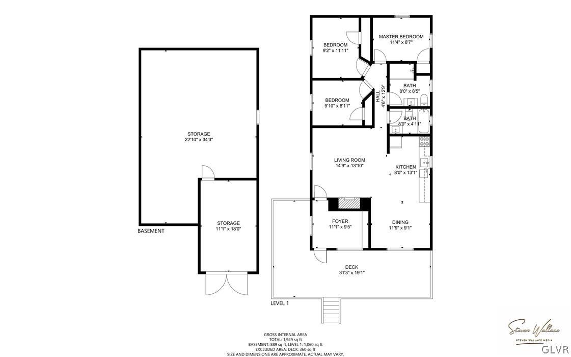 1111 Bracts Road Effort, PA 18330 - Photo 40 of 42 a picture of a floor plan