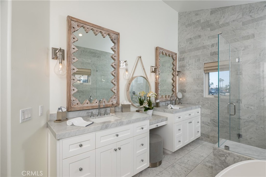 56 Balboa Coves Newport Beach, CA 92663 - Photo 21 of 34 Dual Vanities in Primary Bath